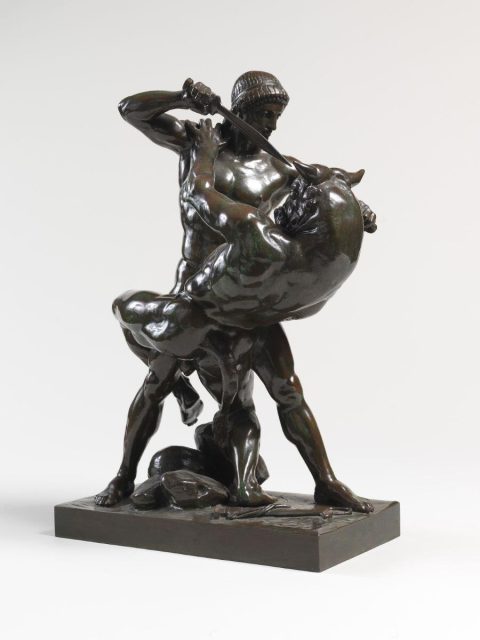 Thésée combattant le Minotaure - Antoine-Louis BARYE