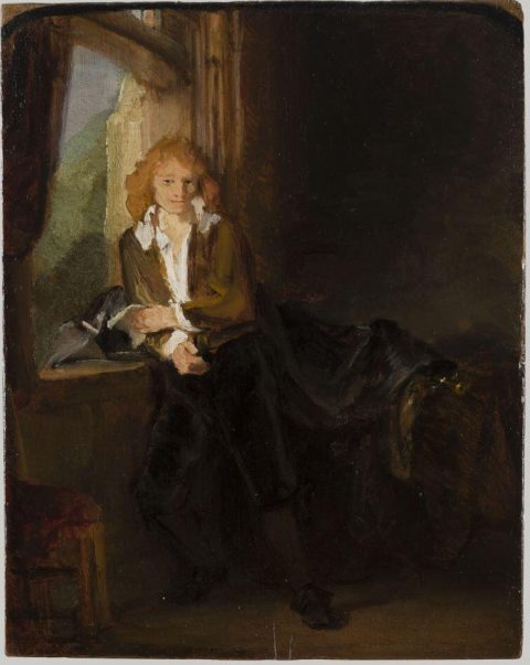 Portrait de Jan Six (esquisse) - Attribué à Harmenszoon van Rijn REMBRANDT