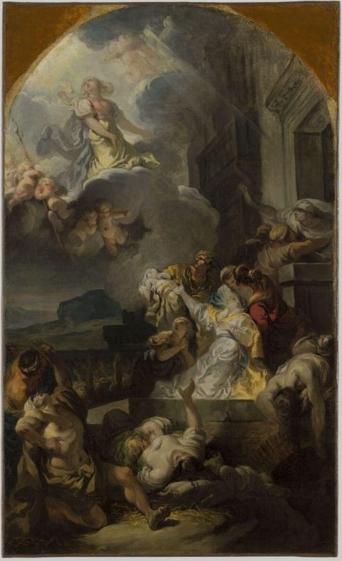 Étude pour Le Miracle des Ardents - Gabriel-François DOYEN