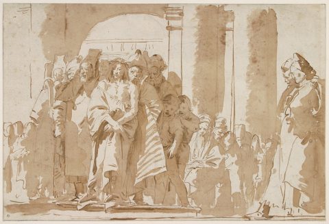 Ecce Homo - Attribué à Giovanni Battista TIEPOLO