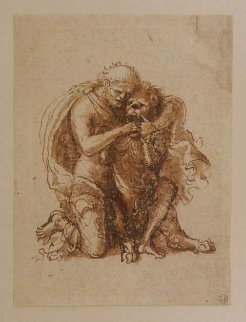 Hercule et le lion de Némée - Auteur(e) non identifié(e)