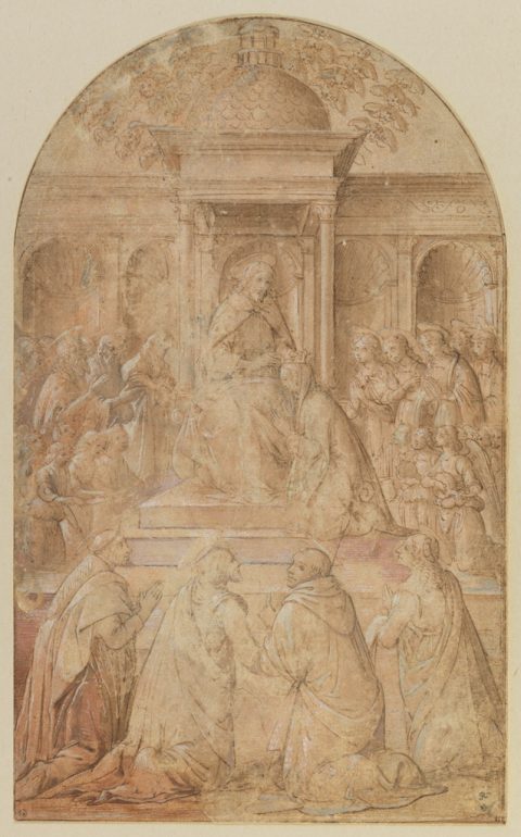 Le Couronnement de la Vierge - Domenico di Tommaso BIGORDI, dit Domenico GHIRLANDAIO