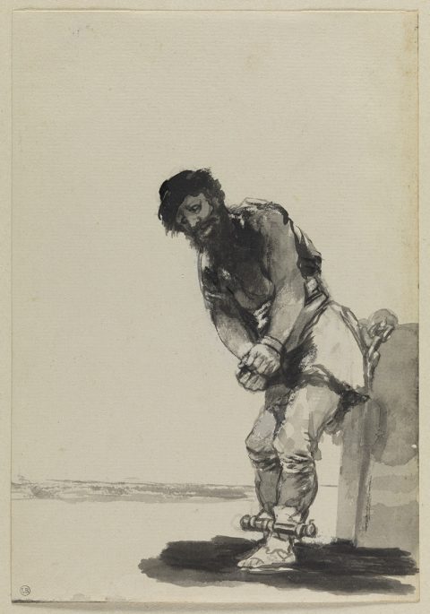 Prisonnier enchaîné - Francisco de GOYA Y LUCIENTES