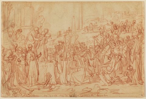 Pierre et Barnabé à Lystra - Harmenszoon van Rijn REMBRANDT