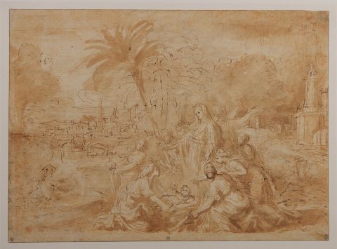 Moïse sauvé des eaux - Michel II CORNEILLE, dit CORNEILLE Le Jeune