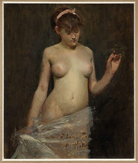 Étude de femme nue - Paul HELLEU