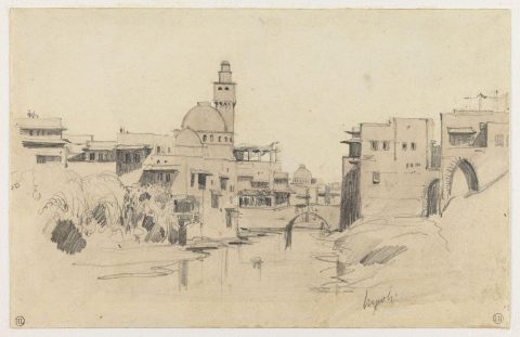 Vue de Tripoli (Syrie) - Prosper MARILHAT