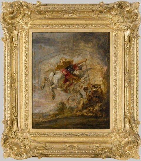 Bellérophon terrassant la Chimère (esquisse) - Peter Paul RUBENS