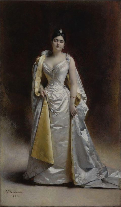 Portrait de Loulia Cahen d’Anvers, née Rosalie Louise Loulia Warschawsky - Léon BONNAT