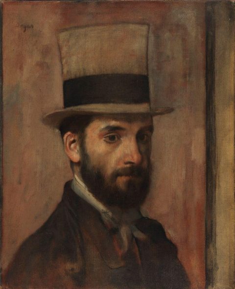Portrait de Léon Bonnat - Edgar DEGAS
