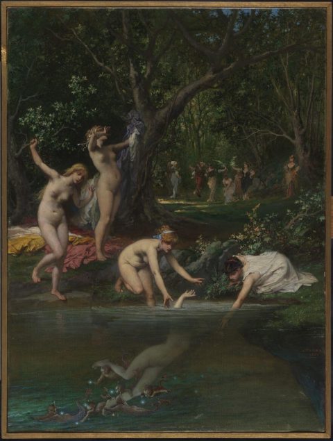 Sujet tiré des contes de Musæus - Auguste-Barthélemy GLAIZE