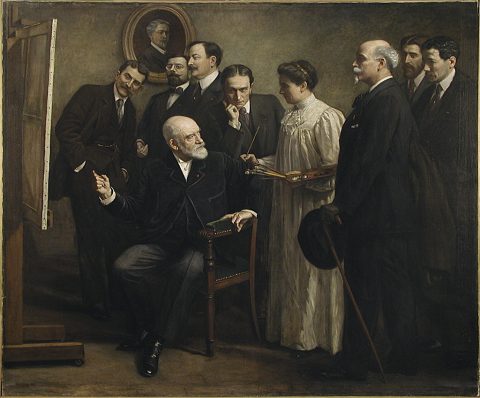 Portrait de M. Bonnat et de ses élèves bayonnais - Marie GARAY