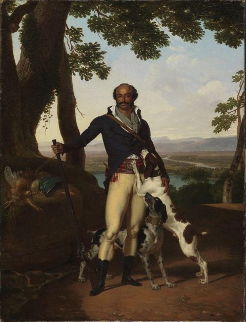 Portrait de Thomas Alexandre Dumas en chasseur - Louis GAUFFIER