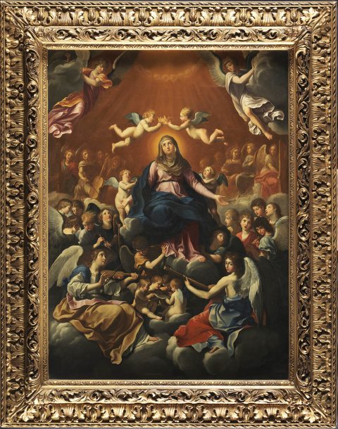 Glorification de la Vierge - Attribué à Guido RENI