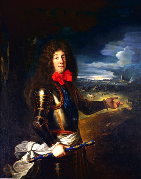 Portrait du maréchal Louis de Crevant d’Humières devant le siège d’une ville - Jacob Ferdinand VOËT