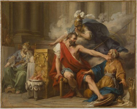 Ulysse reconnu par sa nourrice Euryclée - Clément BELLE