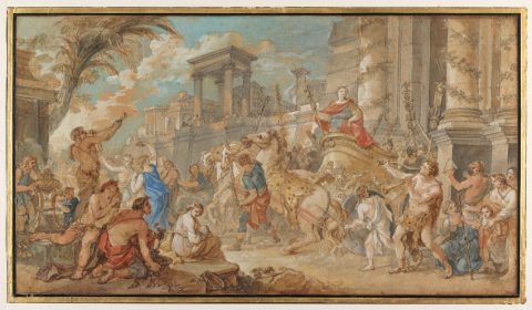 L'Entrée de Marc-Antoine à Ephèse - Charles Joseph NATOIRE