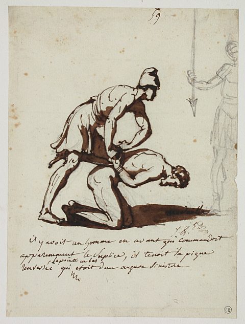 Prisonnier attaché - Jacques-Louis DAVID