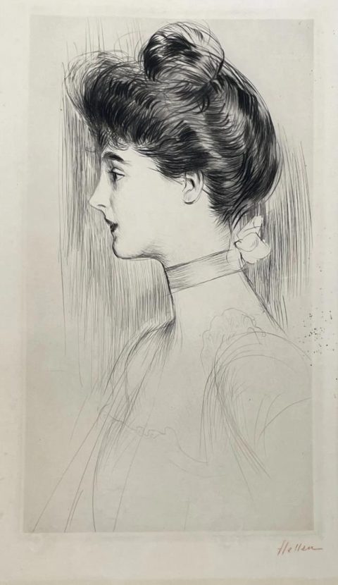 Portrait de la duchesse de Marlborough de profil - Paul HELLEU