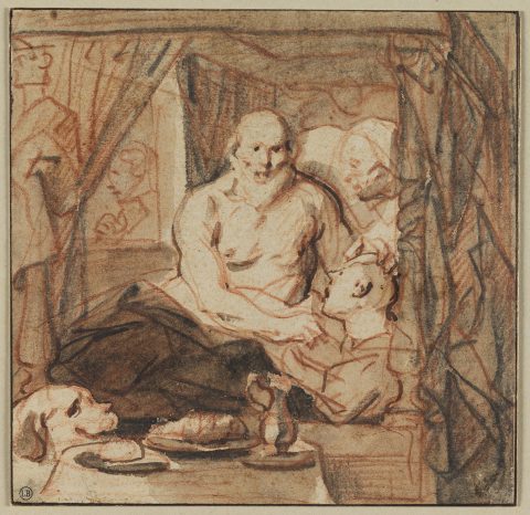 Isaac bénissant Jacob - Jacob JORDAENS 