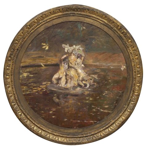 Étude pour "Les Eaux Mortes" - Paul HELLEU