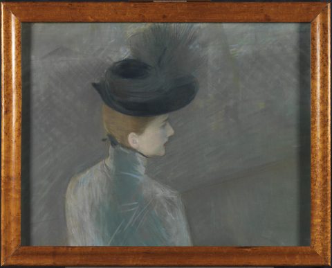 Alice Helleu au chapeau noir - Paul HELLEU