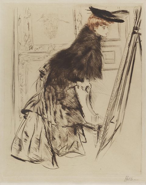 La Pèlerine de martre - Paul HELLEU