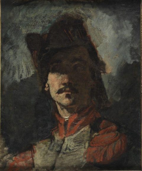 Étude d'officier pour l'Enrôlement des volontaires de 1792 - Thomas COUTURE