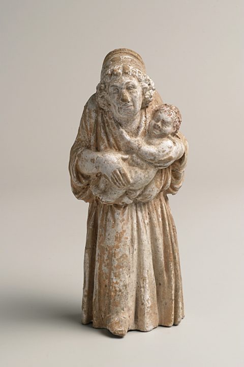 Nourrice tenant un enfant - Auteur non identifié