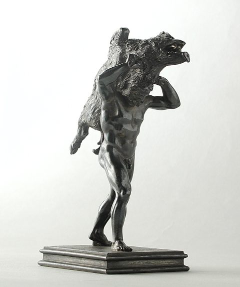 Hercule et le sanglier d'Erymanthe - Antoine-Louis BARYE