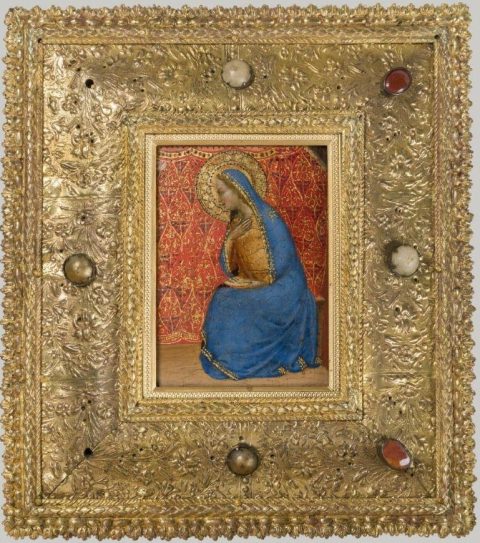 Élément de triptyque : Vierge de l'Annonciation - Attribué à Bernardo DADDI