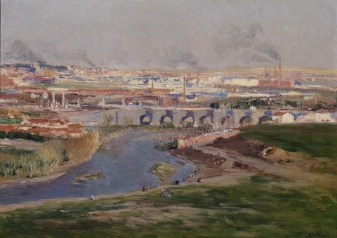 Vue de Madrid - Aureliano BERUETE Y MORET