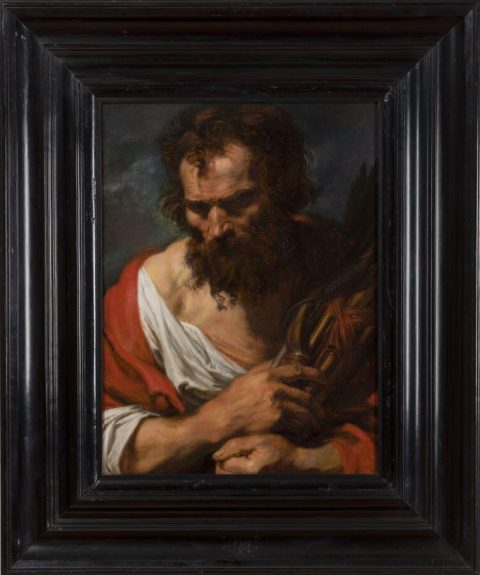 Étude d'homme au faisceau de licteur à la palme - Antoon van DYCK