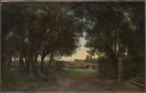 Il Bosco, villa Médicis, à Rome - Victor-Gustave COUSIN