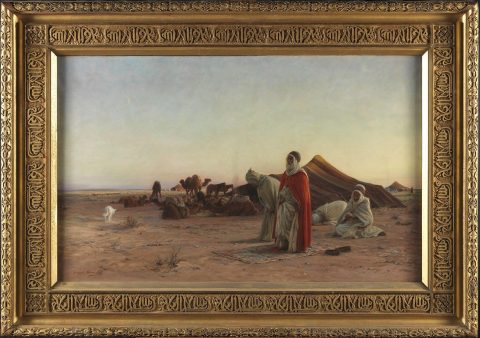 La Prière au désert - Eugène GIRARDET