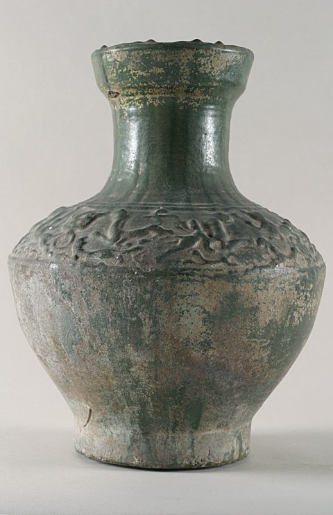 Vase Hu à décor de chasse - Auteur(e) non identifié(e)