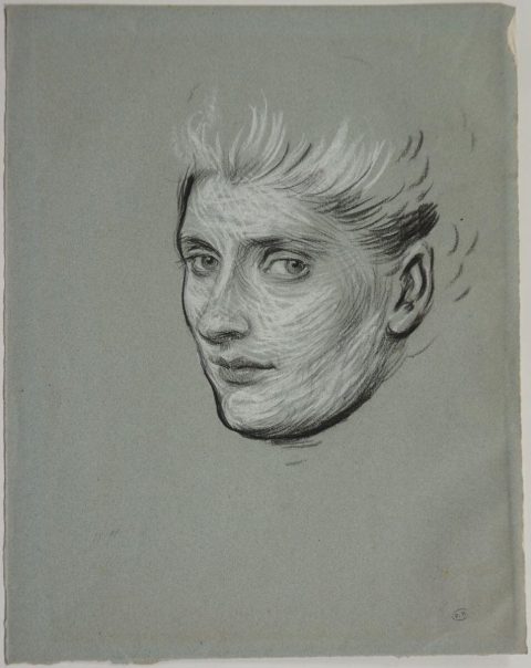 Étude de femme - Paul HELLEU