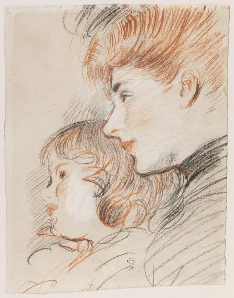 Alice Helleu et sa fille Paulette - Paul HELLEU