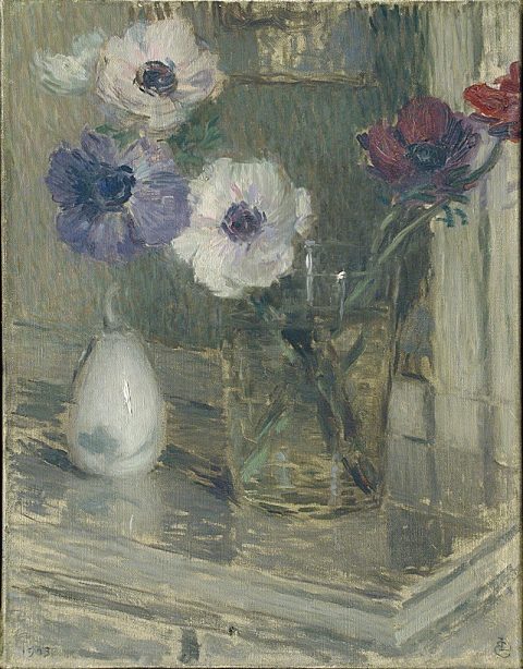 Bouquet d'anémones - Ernest LAURENT