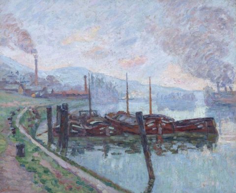 Les Péniches - Armand GUILLAUMIN