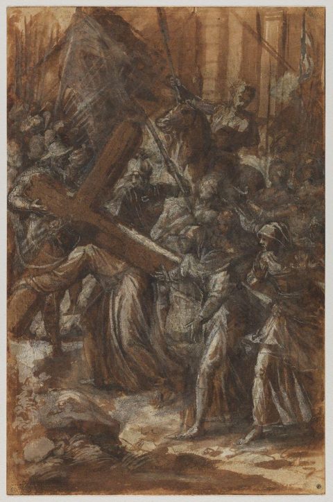 Le Portement de Croix - Polidoro CALDARA, dit Polidoro da Caravaggio