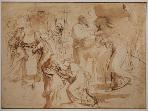 Études d’un groupe de figures pour la Visitation - Peter Paul RUBENS