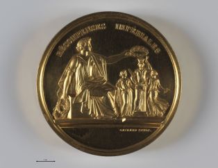 Médaille d'honneur du salon de 1869 ; © Bayonne, musée Bonnat-Helleu / cliché A. Vaquero