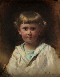 Portrait de Carle Dreyfus enfant ; © Bayonne, musée Bonnat-Helleu / cliché A. Vaquero