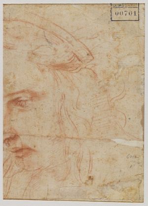 Tête d'homme, vue de face (recto) ; Tête de femme (verso) ; © Bayonne, musée Bonnat-Helleu / cliché A. Vaquero