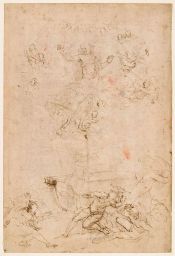 Étude pour "La Résurrection" ; Quatre études d'hommes nus ; © Bayonne, musée Bonnat-Helleu / cliché A. Vaquero