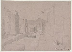 Ruines de Pompei ; © Bayonne, musée Bonnat-Helleu / cliché A. Vaquero